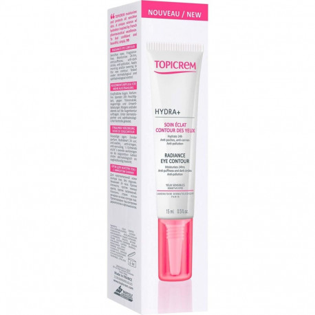 Eye Area Cream Topicrem Radiance Hydra+ 15 ml