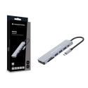 USB Hub Conceptronic 110519207101 Grey Multicolour 100 W USB Hub Conceptronic 110519207101 Grey Multicolour 100 W