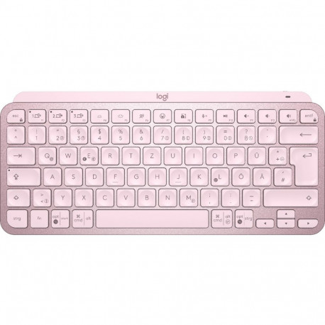 "Logitech MX Keys Mini Minimalist Wireless Illuminated Keyboard - ROSE - CENTRAL (DE)"
