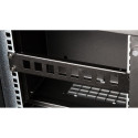 "Equip Patchpanel 10"" mit Keystone Montage 1U. schwarz"