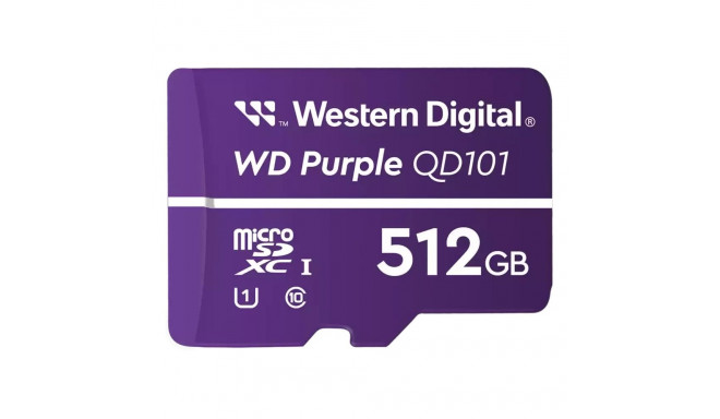"CARD WD Purple 512GB Surveillance microSD XC Class - 10 UHS 1"
