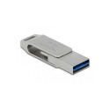 "STICK DELOCK USB 3.2 Gen 1 USB-C + Typ-A Speicherstick 128GB - Metallgehuse"