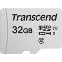 "CARD microSD Card 32GB Transcend SDHC USD300S-A w/Adapter"