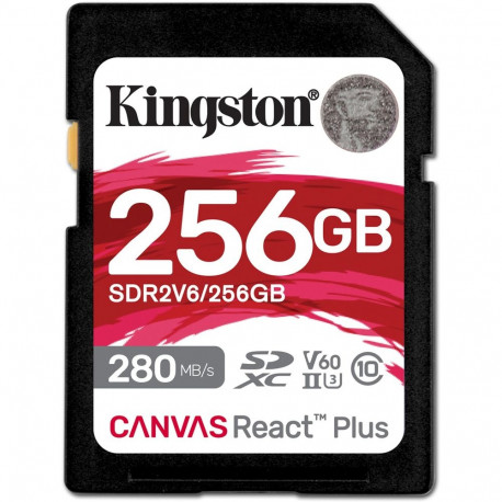 "CARD Card 256GB Kingston XC React+ 280R/150W Reader retail retail"