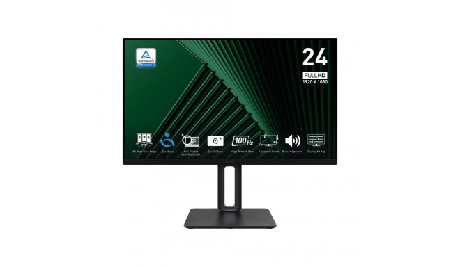 "MSI PRO MP245PG 60cm (24"") IPS FHD HDMI/DP 4ms 100Hz Pivot"
