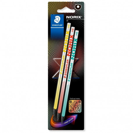 "STAEDTLER Buntstifte NORIX HB x3 BK 100% PEFC retail"