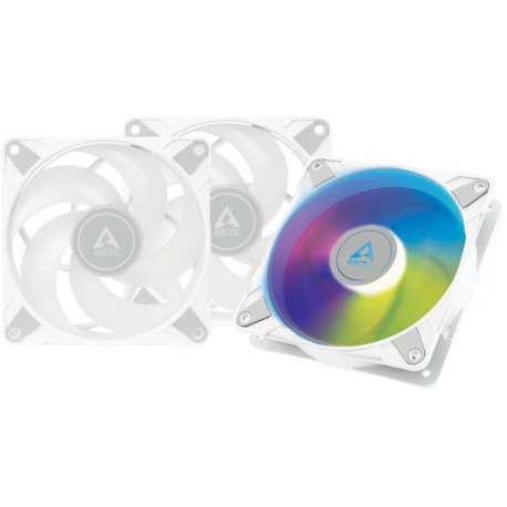 "ARCTIC Lüfter 120*120*25 P12 PWM PST A-RGB 0db (White) 3er"