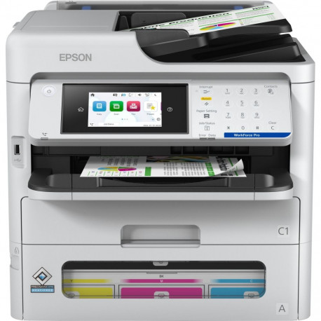 "T Epson WorkForce Pro EM-C800RDWF Multifunktionsdrucker USB LAN WLAN 4800 x 1200 dpi 25 Seiten/Min"