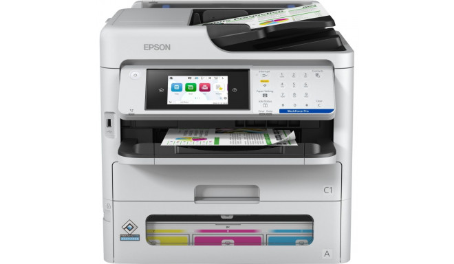 "T Epson WorkForce Pro EM-C800RDWF Multifunktionsdrucker USB LAN WLAN 4800 x 1200 dpi 25 Seiten/Min"
