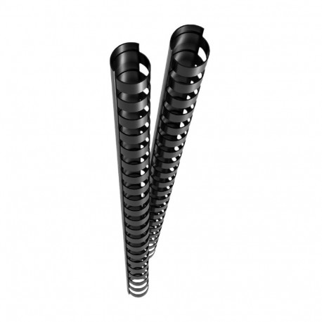 "GENIE Spiralbinderücken 12mm schwarz 25 Stk"