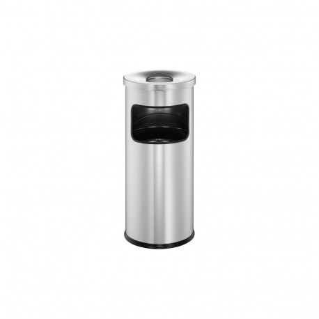 "DURABLE Papierkorb Safe mit Ascher rund silber"