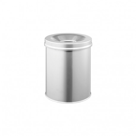 "DURABLE Papierkorb Safe rund 15 Liter silber"