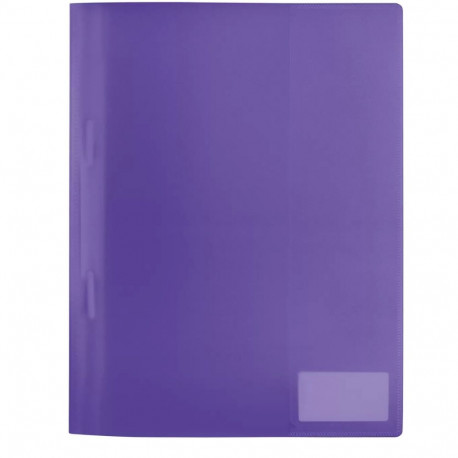 "HERMA Schnellhefter A4 violett transluzent PP 3St."