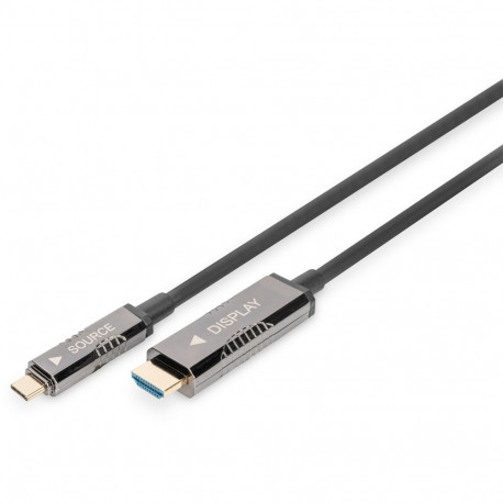 "DIGITUS 4K USB Typ - C auf HDMI AOC Adapterkabel, 20,0m"