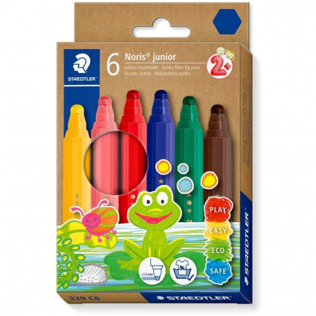 "STAEDTLER Filzstifte Noris® junior 329 Mehrfarbig"