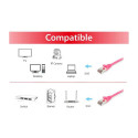 "Equip Patchkabel Cat6 S/FTP 2xRJ45 15.00m pink LSZH Polybeutel"