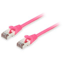 "Equip Patchkabel Cat6A S/FTP 2xRJ45 25.00m pink LSZH Polybeutel"