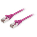 "Equip Patchkabel Cat6A S/FTP 2xRJ45 3.00m lila LSZH Polybeutel"