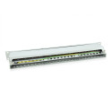 "Equip Patchpanel 48x RJ45 Cat6 19"" FTP 1HE ISO/IEC hellgrau"