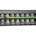 "Equip Patchpanel 48x RJ45 Cat6 19"" FTP 1HE ISO/IEC schwarz"