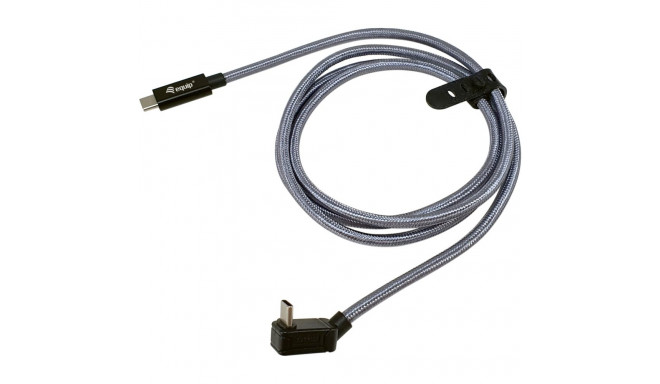 "Equip Kabel USB-C 3.0 -> C wink. St/St 2.00m 5A 4K/60Hz sw"