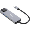 "Equip Adapter USB-C -> RJ45 10/100/1000/2500 Mbps + USB 3.2"