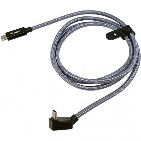 "Equip Kabel USB-C 3.0 -> C wink. St/St 1.00m 5A 4K/60Hz sw"