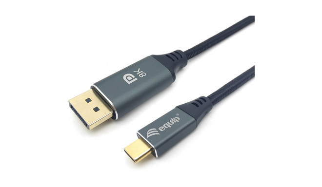 "Equip Adapter USB-C -> DisplayPort 8K60Hz 1.00m sw"
