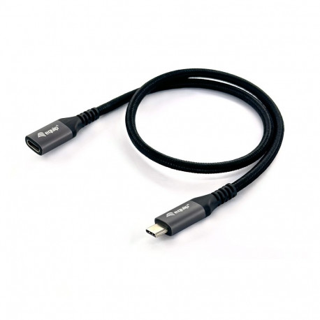 "Equip Kabel USB-C 3.2 -> C Verl. St/Bu 1.00m 5A 4K/60Hz sw"