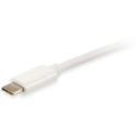 "Equip Kabel USB-C 3.2 -> C Plat. St/St 2.00m 3A 4K/60Hz ws Polybeutel"