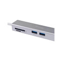 "Equip Adapter USB-C -> HDMI.2xUSB3.0.SD 4K30Hz 0.15m sw"