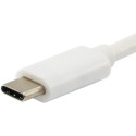 "Equip Kabel USB-C 3.2 -> C Plat. St/St 2.00m 3A 4K/60Hz ws Polybeutel"