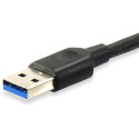 "Equip Kabel USB-A 3.2 -> C St/St 0.50m 3A/20V sw"