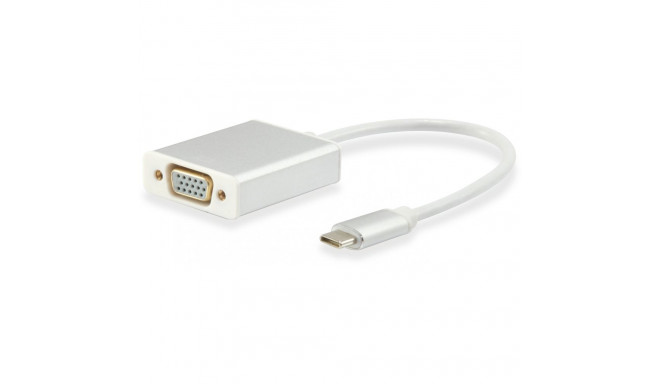 "Equip Adapter USB-C -> VGA HD15 1920x1080/60Hz 0.15m si"