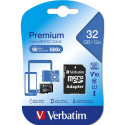 "CARD 32GB Verbatim Premium MicroHC 90MB/s +Adapter"