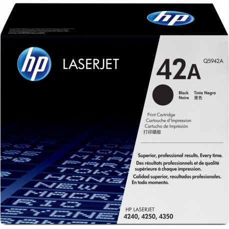 "HP Toner 42X Q5942XD Schwarz Doppelpack je 20.000 Seiten"