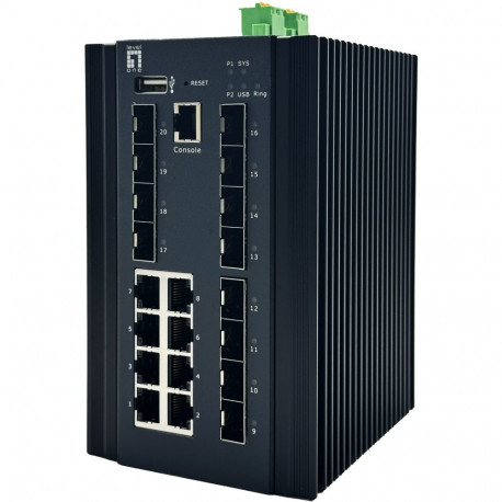 "Switch 20x GE IGU-2072 8x 1GbE.8x 2.5GbE SFP sw"