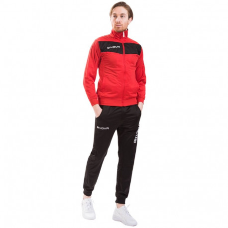 Dres Givova Tuta Visa czerwono-czarny TR018 1210 XS