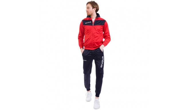 Dres Givova Tuta Visa czerwono-granatowy TR018 1204 L
