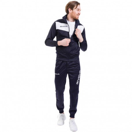 Dres Givova Tuta Visa granatowo-biały TR018 0403 M