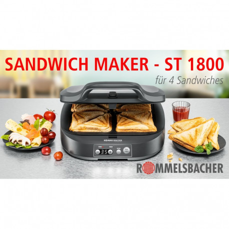 Rommelsbacher antratsiit sandwich-maker ST 1800 (ST 1800)