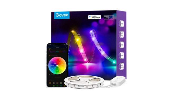 Govee RGBIC Basic Wi-Fi + Bluetooth LED strip, 10 m