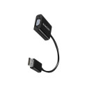 AXAGON RVD-VGN DisplayPort auf VGA Adapter WUXGA - schwarz