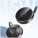 induktsioonlaadija 3-in-1 AWEI W27 15W USB-C kaabliga kiirlaadimine must