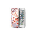 Guess GUHCI8PCUTRFL02 iPhone 7/8/SE 2020/SE 2022 lilla N°2 Flower Collection läikiv