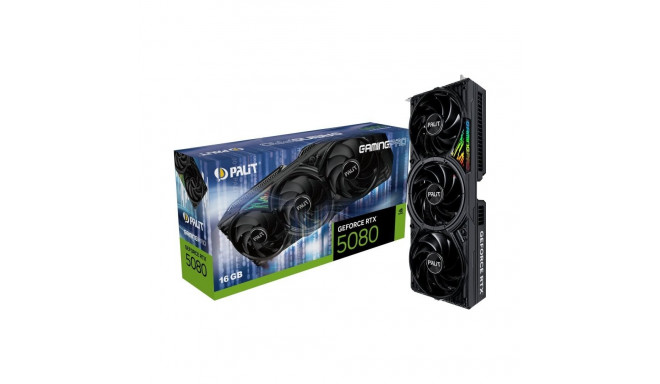 Palit GeForce RTX 5080 GamingPro 16GB GDDR7 DLSS4 graafikakaart (NE75080019T2-GB2031A)