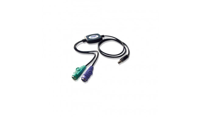 Aten UC10KM USB Adapter - PS/2 x2 Black (UC10KM-AA)
