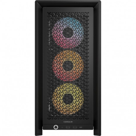 Corsair keskmise suurusega tornkorpus Frame 4000D RS ARGB Modular, must