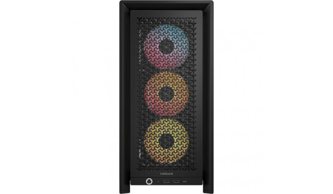 Corsair PC Case | Frame 4000D RS ARGB Modular | Black | Mid-Tower
