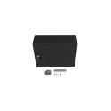 Lanberg 19" seinapealne madala profiiliga rack-kapp 4U+3U/540x200 WAF1-5203-04-00B must